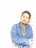 ロンド ストラーダ 心斎橋(Lond strada)&nbsp;【津賀　涼】刈り上げオールバックリバースかき上げパーマ☆