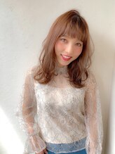 【透明感☆フェミニンパーマスタイル】