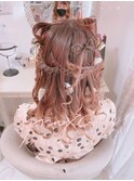 猫耳ヘアセット(梅田茶屋町ヘアセット専門店Achieve m＋)