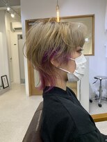 ニコフクオカヘアーメイク(NIKO Fukuoka Hair Make)&nbsp;【NIKO】福岡天神大名ウルフカットウルフレイヤーインナーカラー