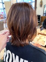 マリアバイアフロート(Maria by AFLOAT)&nbsp;【添田】ウルフくびれヘア　メルティーカラーハイライトアッシュ