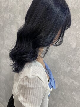 ランガリ ヘアアンドスパ(Rangali Hair&Spa) 【別府　ランガリ】ブルー、ブルーブラック、ダブルカラー