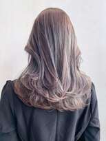 アイティー バイ アルバム 浦和店(IT by ALBUM) グレージュミディ_外ハネボブセクションカラー_ba380952