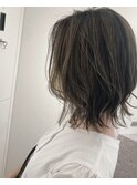 ボブ×アッシュベージュ