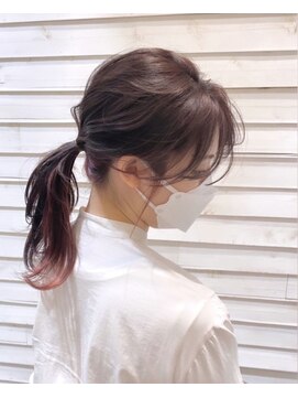 モアナバイヘッドライト 小田原店(Moana by HEADLIGHT) Moana【小田原】#インナーカラー#イヤリングカラー#ピンク