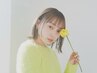 【前髪のくせ毛を自然にデザイン】カット+ナチュラルな前髪ストレート￥10600