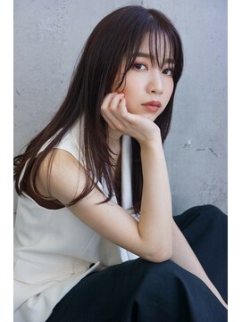 ルモア(RUMOR) Rumor×【黒髪グレージュ】エアリー暗髪カラー