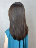 オリーブグレージュ_チェリーブラウンフェミニンロング_ba403212