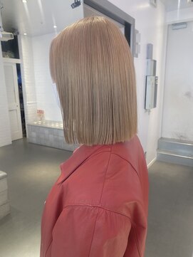 ゲーム 原宿店(GAME) ベージュ/ダブルカラー/ケアブリーチ/髪質改善/原宿