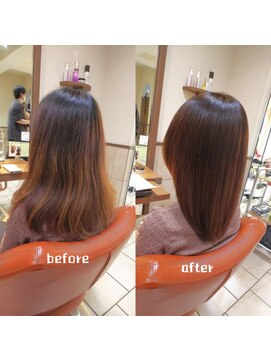 ネオリーブチノ 登戸店(Neolive cino) 髪質改善カラー(酸熱TR+カラー+ハホニコTR)