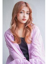 アンジェリカラボ 梅田店(ANGELICA LABO)&nbsp;レイヤー　韓国風　オレンジベージュ