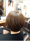 大人女子ハイライトショートボブ♪