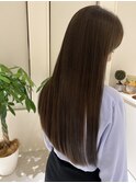 スーパーロング×オリーブカラー