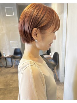 フレーム なんば店(FRAME) オレンジカラーショートスタイル