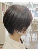 丸みショート×イルミナカラーのツヤ♪