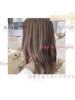 ヘアメイク アージュ 大野城 下大利店(HAIR MAKE age)&nbsp;大人ハイライト×ヘルシースタイル　30代40代50代