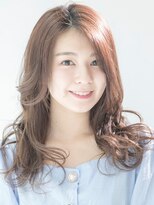 ルルディ バイ アフロディーテ銀座(luludi by APHRODITE) 黒髪/グレーベージュ/レイヤーロング/前髪パーマ/銀座