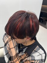 リルーア(RIRUA)&nbsp;赤メッシュ