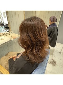 ルシール バイ アリア(Lucir by aria) コテ巻き風パーマ