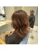 コテ巻き風パーマ