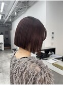 【sii.北千住】暖色ぱつっとボブ