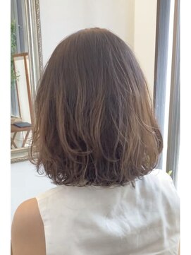 ヘアーアンドアイコーディネート マチルダ(MATILDA) ムース仕上げのみ★デジタルパーマ★フワっとミディアムヘアー