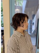 ショートレイヤーパーマ