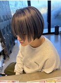 アンブレラカラーハイトーンシルバーカラーこなれ感お洒落