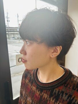 ロビンソン(Robinson) マッシュショート×パーマ