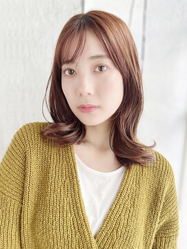 ローブアミ(L'Aube ami) 大きめカールが魅力!韓国風くびれエギョモリヘア