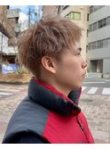スパイキーショートベリーショートミルクティーカラー