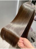 髪質改善トリートメント*美髪縮毛矯正*グレーベージュ*白髪染め