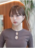20代30代大人美人ショートボブ/小顔ショートヘア/マロンベージュ
