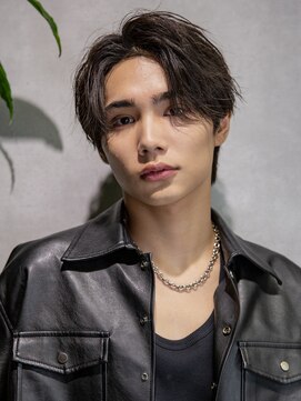 シティ(CITY) 小久保styleフェザーパーマフェザーショートグレーエンドカラー