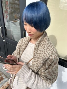 ヘアーテラスエム 奈良店(hair terrace M) 【ブルー】【ショート】