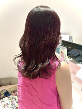 バブ バイネオリーブ(Bab by neolive) 夏/アプリコットオレンジ/サーフカール/レイヤ/自由が丘