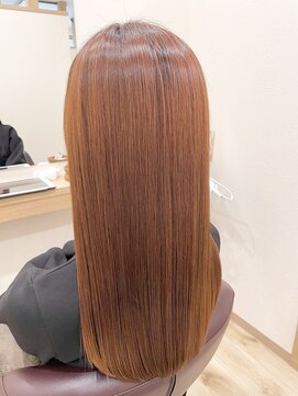 リトルストーン(little stone) ロング/髪質改善/コーラルピンク/ピンクブラウン/艶髪/美髪