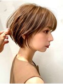 似合わせカット30代40代50代ショートボブくびれレイヤーカット