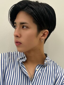 ロンドオム 池袋(Lond Homme) men's/メンズ/フェザーパーマ/黒染め/韓国