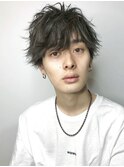 恵比寿メンズブリーチ暗めカラーショート