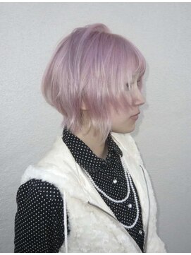 アルレン(Allen) ペールピンク/レイヤーボブ「宇都宮/ブリーチ」