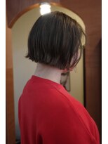 チャプター 問屋町(chapter)&nbsp;髪質改善ミニボブパツっとボブブリーチなし透明感ケアカラー