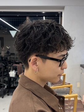 アンサー 渋谷(ANSWER) ルーズショートスパイキーショート短髪ツイストルーズパーマ