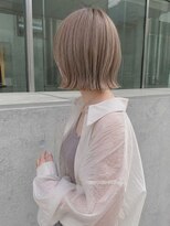 シェル 立川(shell)&nbsp;ミルクティーブロンド/ダークブルー/デジタルパーマ/立川