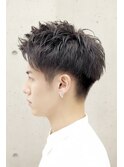 ツーブロック×スキンフェード◎外国人風バーバースタイル