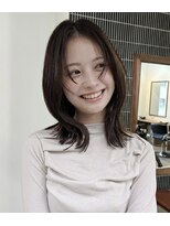 モネ 栄 久屋大通店(monet) くびれミディアムレイヤー