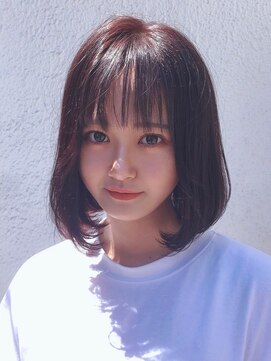 ドォート(Dote hair make) ふんわり空気を纏う暖色系ロブ