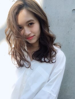 ミリュウ(Milieu)の写真/【平日9時~22時営業】あなたの髪の状態に合わせた薬剤を使用しダメージレスでふわふわのモテ髪に…☆