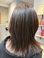 ベルベットヘア 千早店(Velvet hair)&nbsp;プレミアム髪質改善カラー×アッシュグレージュ【能都】