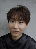 スパイキーショート/ベリーショートメンズ/シャドウパーマ